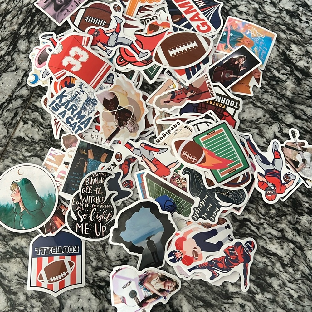 Taylor Swift & Football Stickers